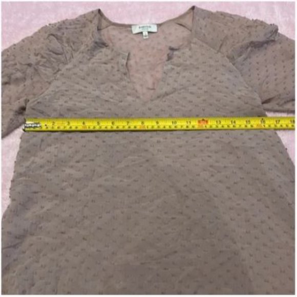 Babaton Aritzia "Augusta" Silk Swiss Dot Blouse - Picture 7 of 14